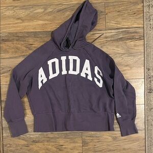 Adidas Lavender Sweatshirt with White Logo